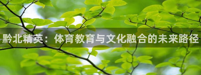 JJB竞技宝官方正版app科技：黔北精英：体育教育与