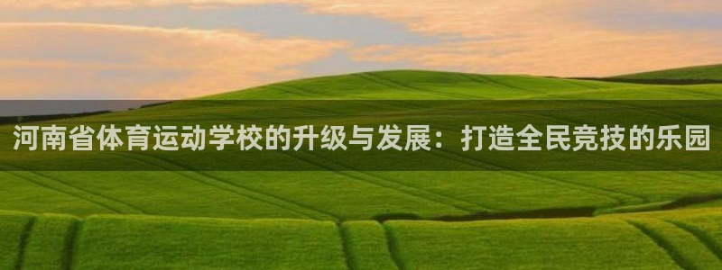 JJB竞技宝官方正版app娱乐首页网站大全：河南省体